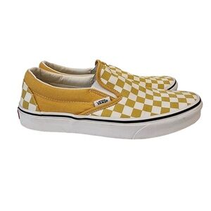 Vans classic slip-ons yellow/honey mustard 7.5